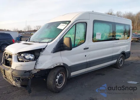 2020 Ford Transit-350 Passenger Van Xl z USA, uszkodzony, nr VIN 1FBAX2C84LKA58851